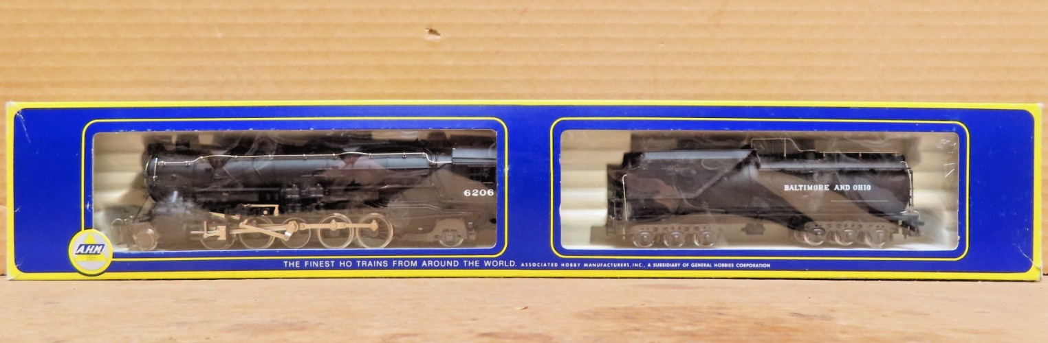 AHM/Rivarossi 5099 Baltimore & Ohio B&O 2-10-2 Steam Locomotive Santa Fe S-1A HO