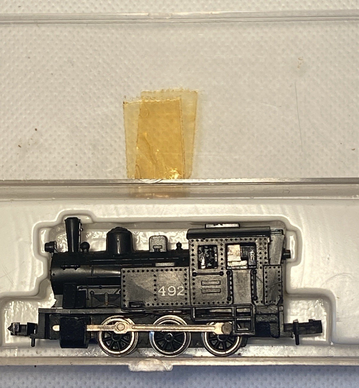 N LIFE-LIKE 7521 0-6-0 SWITCHER LOCOMOTIVE #492 (TESTED) RAPIDO COUPLERS