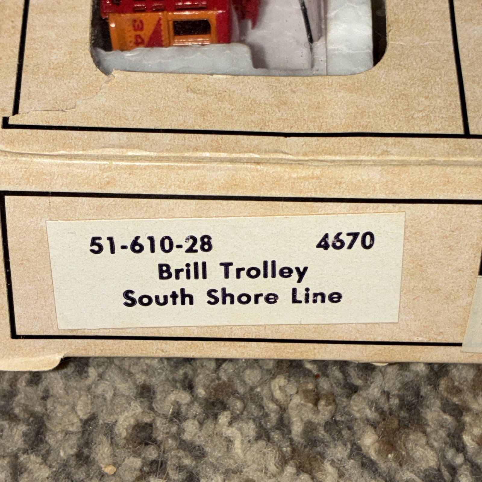 VINTAGE BACHMANN N Scale BRILL TROLLEY LOCOMOTIVE track tested