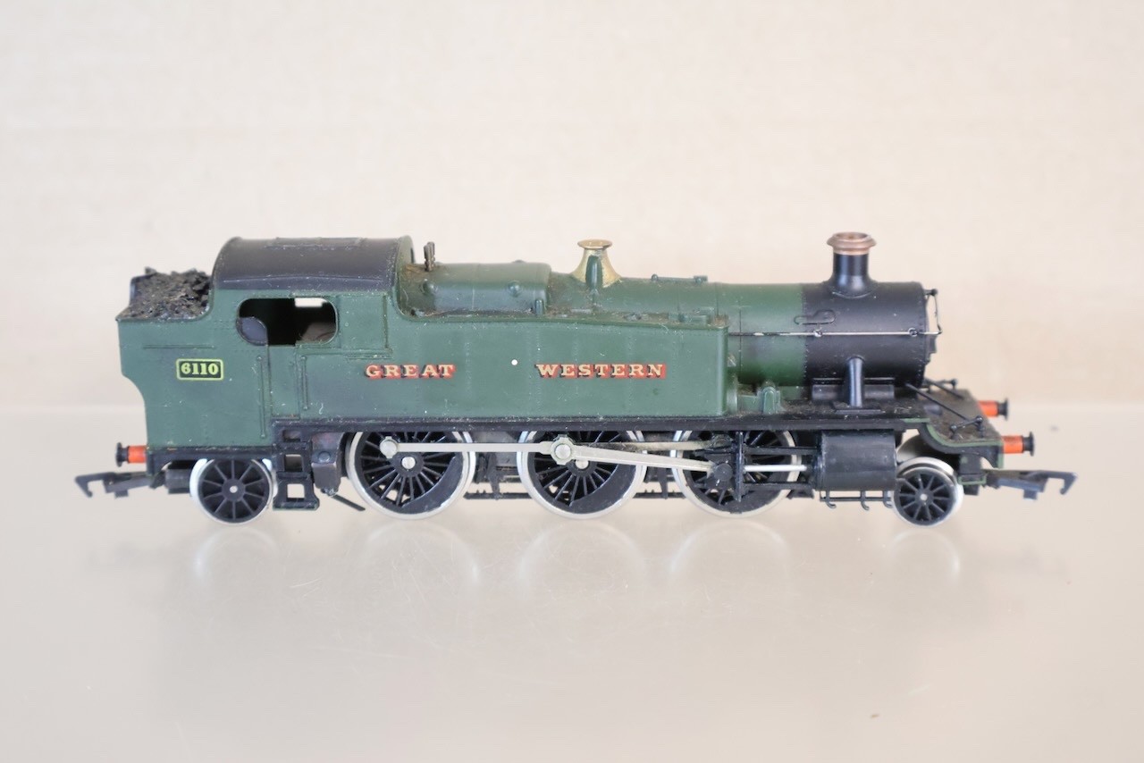 AIRFIX 54150 GREAT WESTERN GWR 2-6-2 CLASS 61XX PRAIRIE TANK LOCOMOTIVE 6110 om