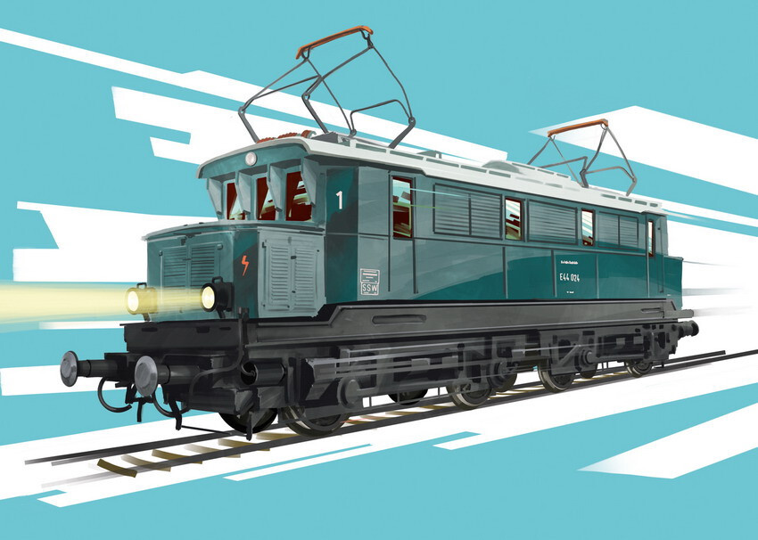 Märklin 30111 + 40361 Electric Locomotive BR 44 Retro Sound + Car Set NEW Original Packaging 1:87