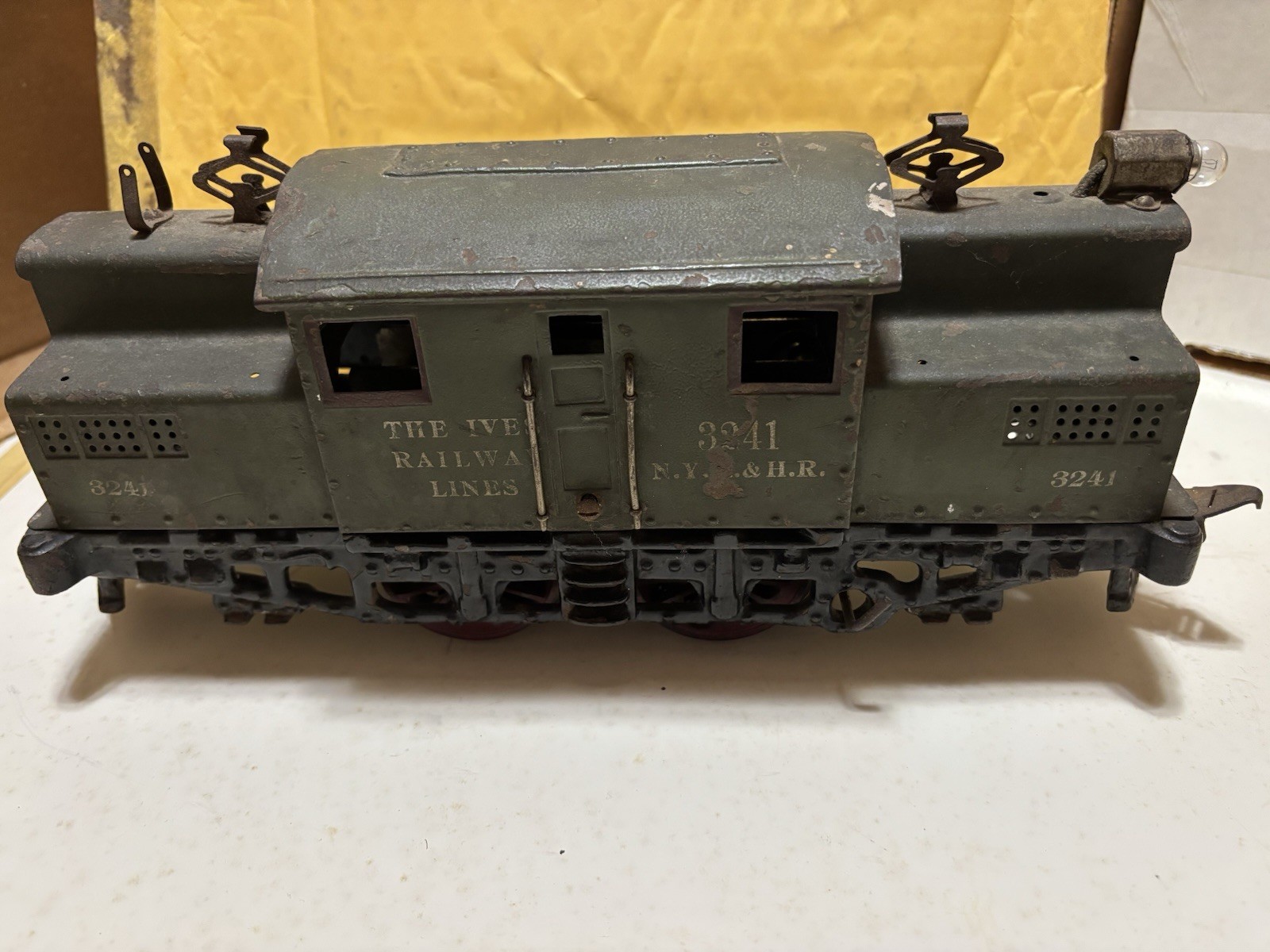 IVES NYC&HR Standard Gauge 3241 Electric Locomotive AC Analog 3-Rail 0-4-0