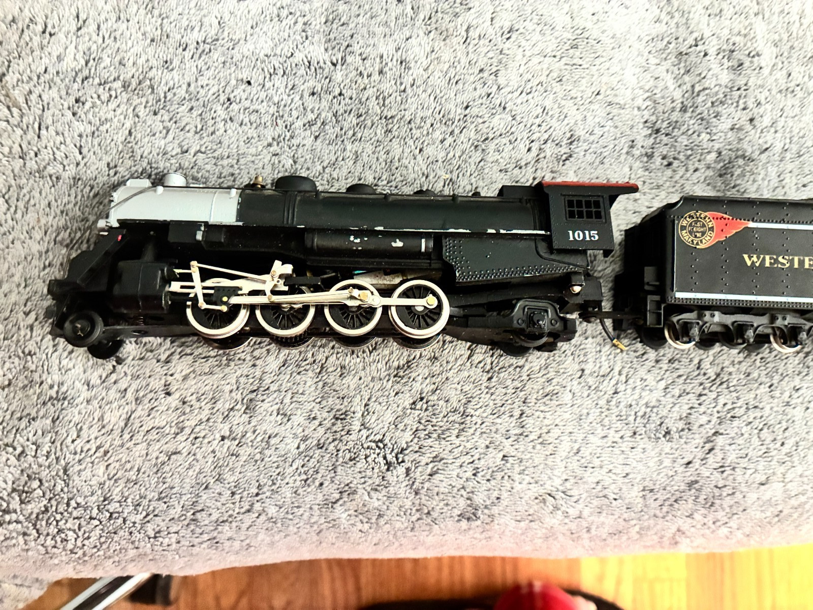 Mantua HO Western Maryland WM 2-8-2 Locomotive w/ Tender Working No Box!