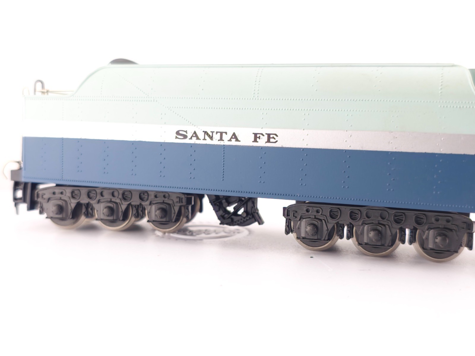 *READ* AHM HO 5196-B Santa Fe Blue Goose 4-6-4 Hudson Steam Locomotive 3460 #2
