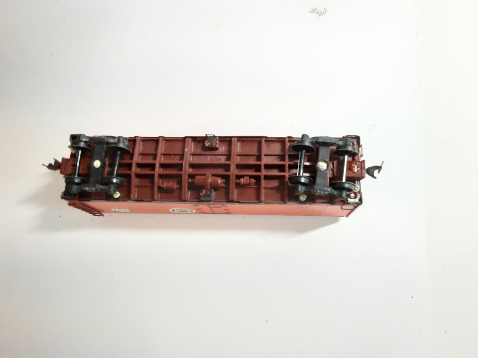 Vtg Lot Of 6 Box Cars, Tanker Cars, Flat Cars, Gondola See Description (2)