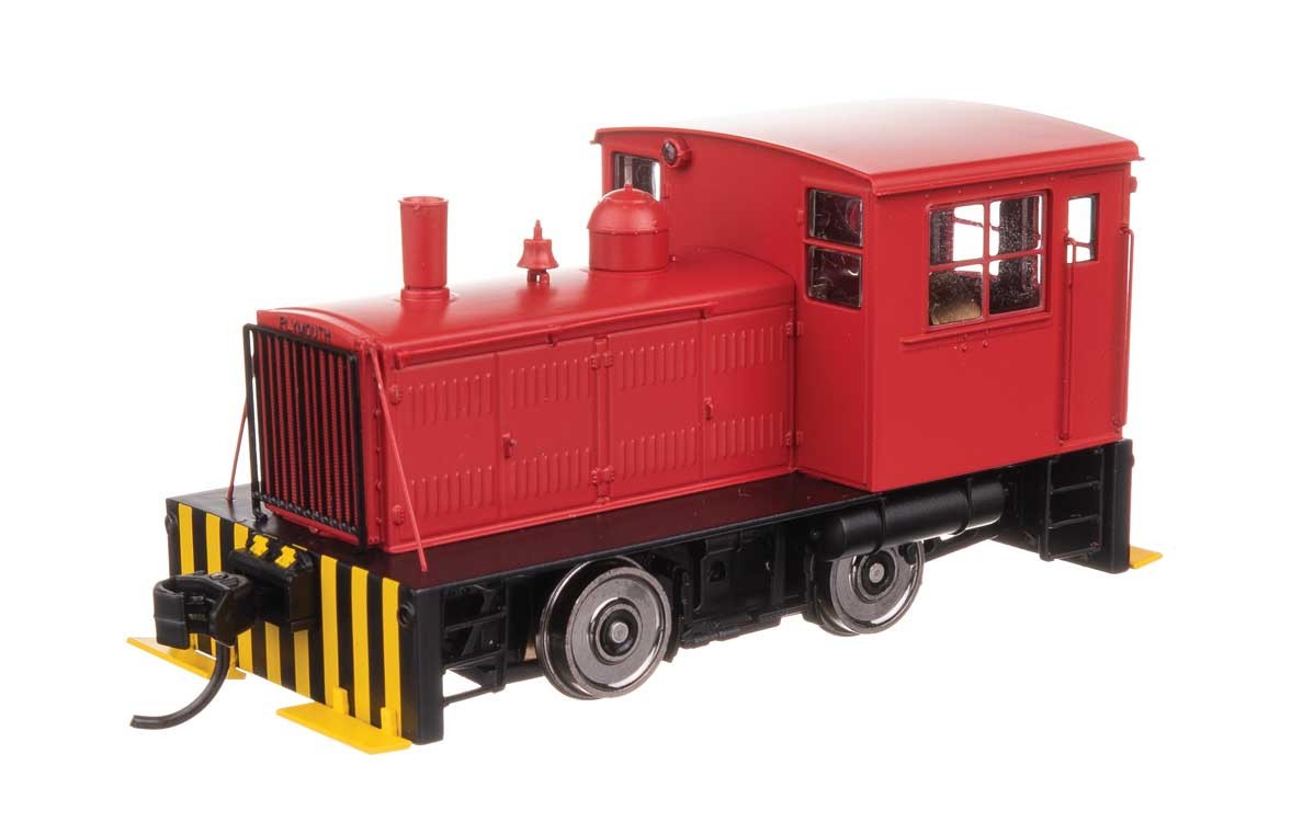 Walthers HO Scale Plymouth ML-8 Industrial Switcher Red With Pilot Stripes ~ DCC