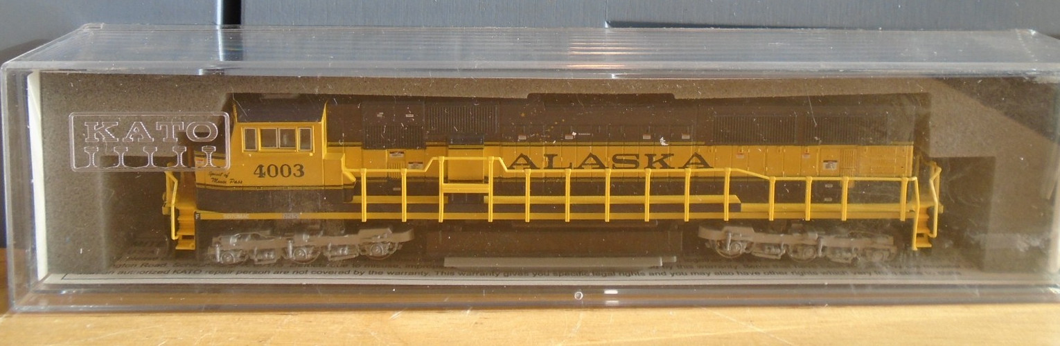 KATO #176-6410 N SCALE SD70MAC Alaska RR #4003 Spirit of Moose Pass NEW IN BOX