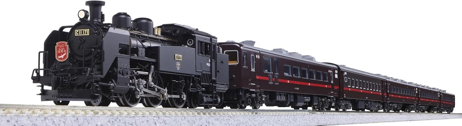 C11 171 + 14 series 500s Steam Locomotive KATO N Gauge 6-car Train 10-1958 NEW