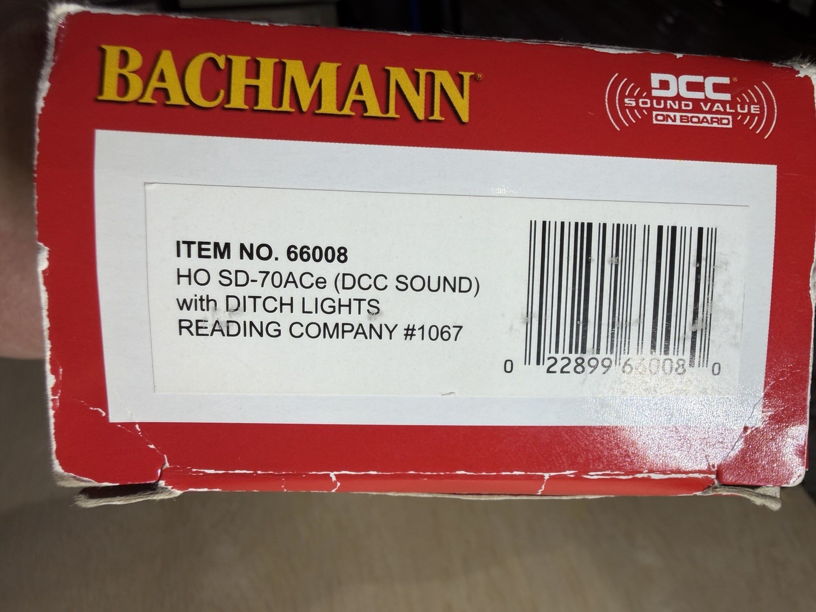 Bachmann HO Scale Reading Company SD70ACe #1067 DCC Sound