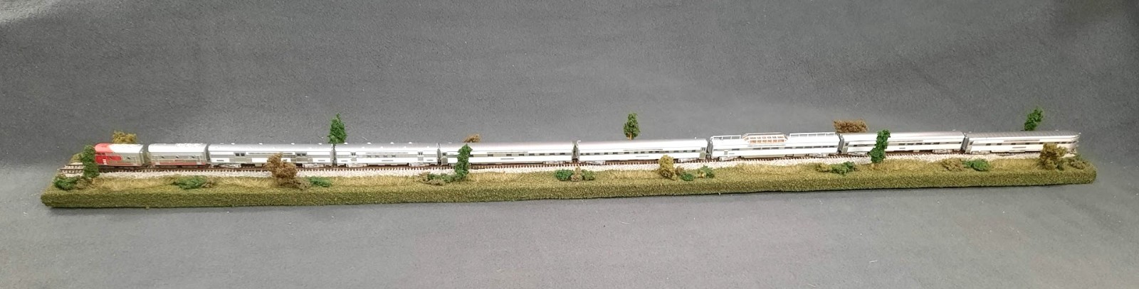 Z SCALE 36″ – “SUMMER SCENE ” DISPLAY DIORAMA– FOR ANY Z SCALE TRAINS