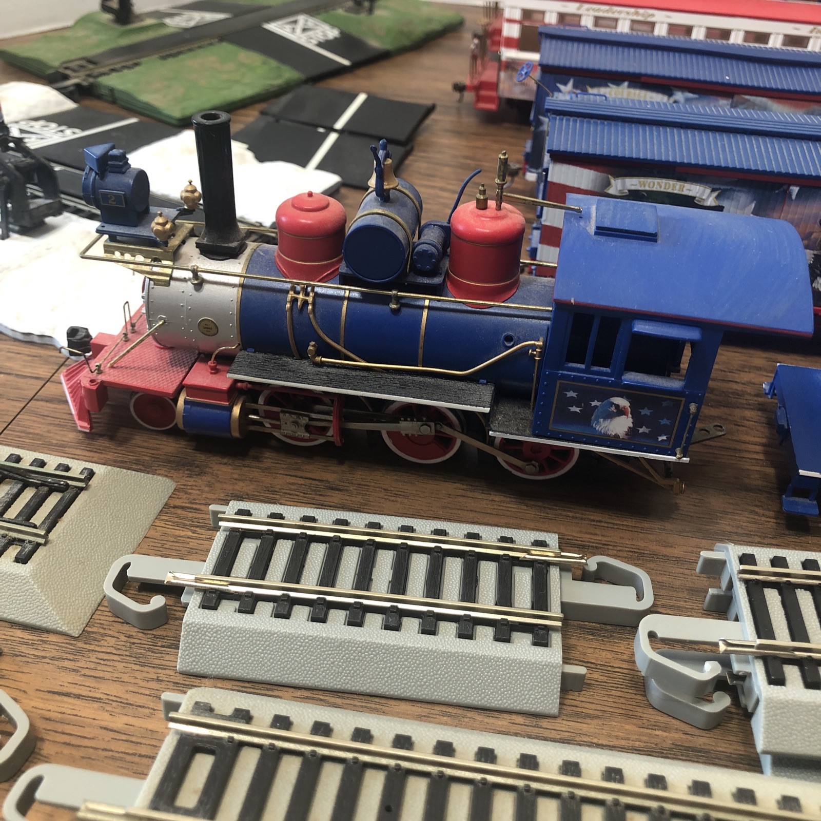 *Parts* Untested Bachmann Hawthorne Village Spirit America Locomotive Cars Rail