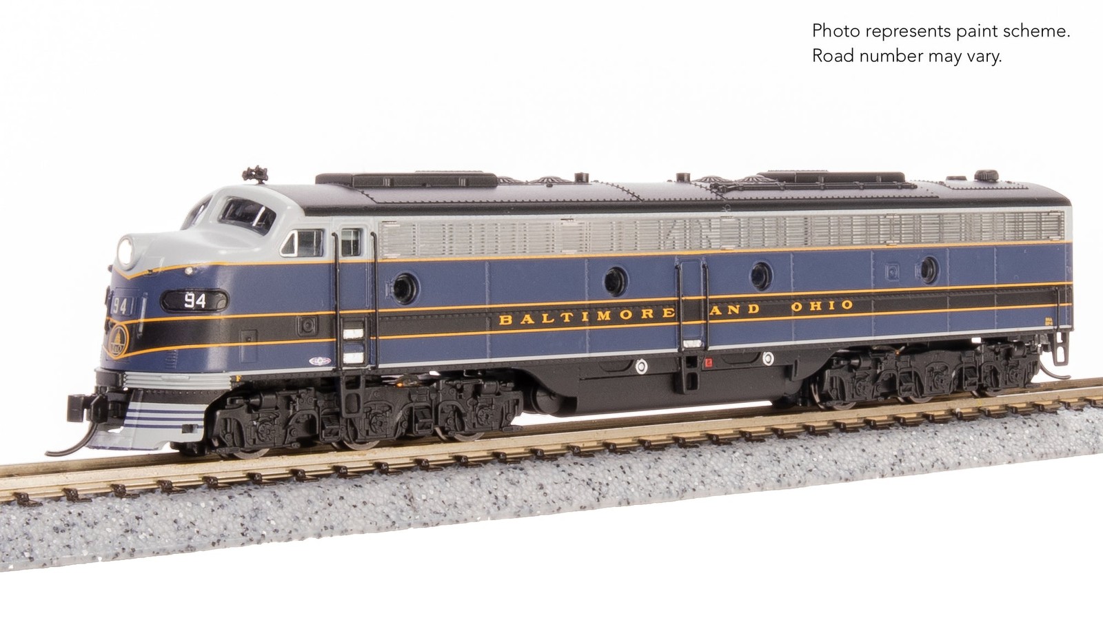 Broadway Limited 8813 N Scale Baltimore Ohio EMD E8A/B Locomotive Set DCC/Sound