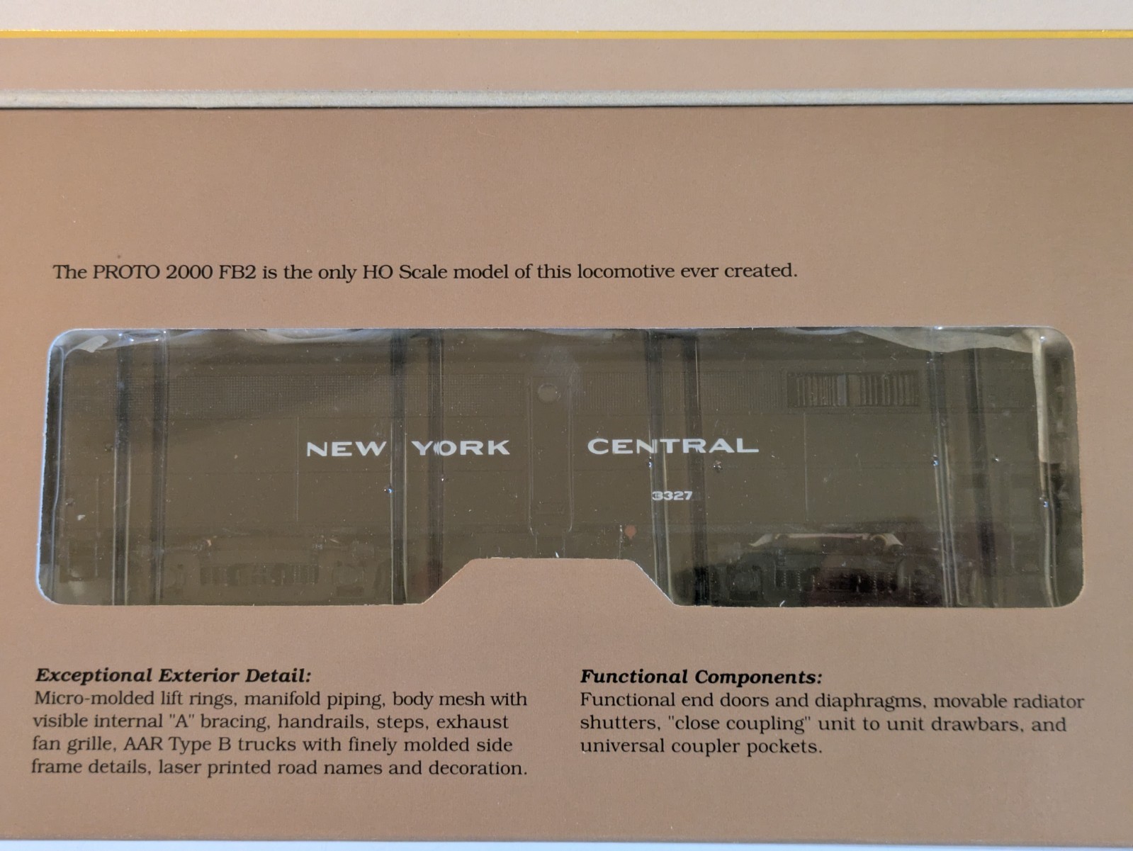 HO EMD FA2/FB2 Set (Pwd + Dmy) New York Central (Diff Paint Sch) NOS # 8362/11