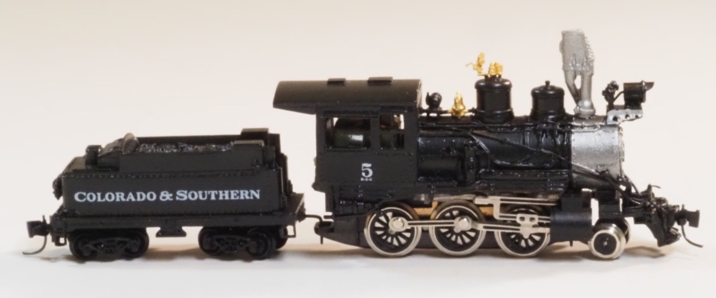 MTL Brass Steam locomotive 2-6-0 Colorado & Southern Scale N- Nn3 Z-track #5