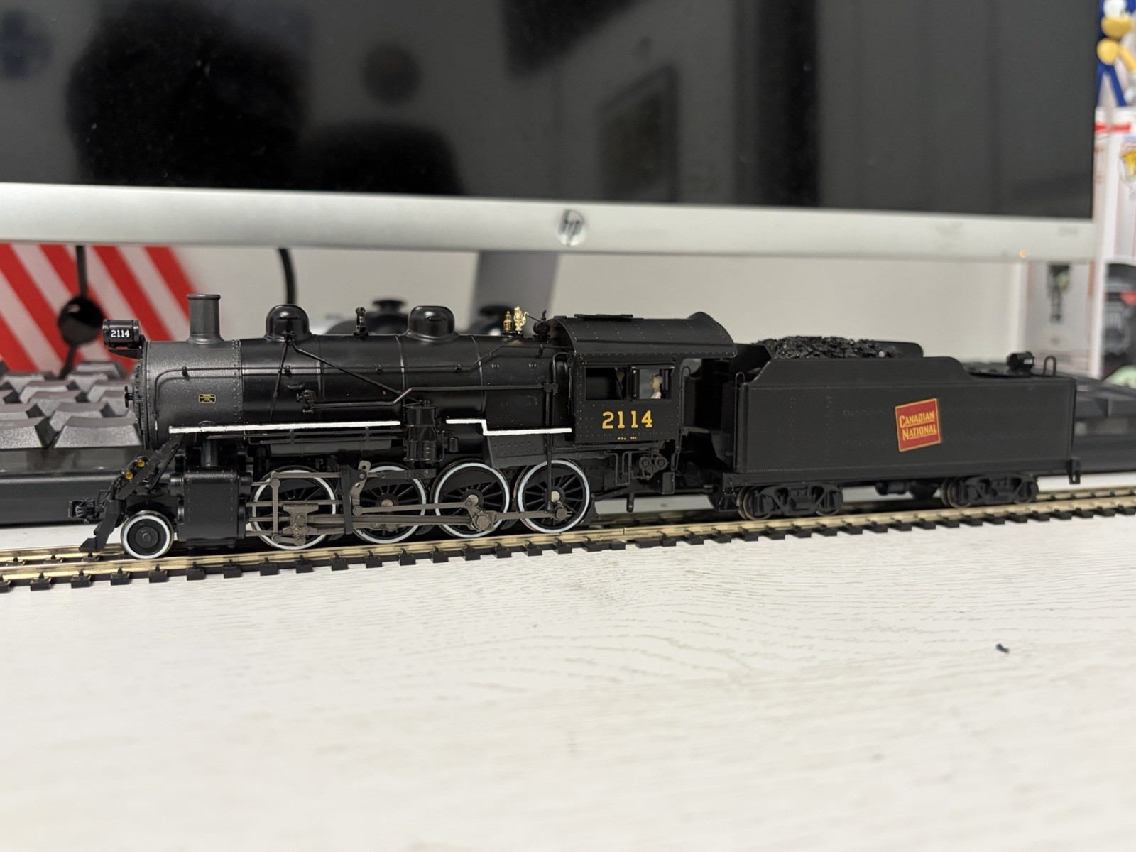 Broadway Limited 2-8-0 Consolidation CN DCC/Sound #2114 HO Customniezd