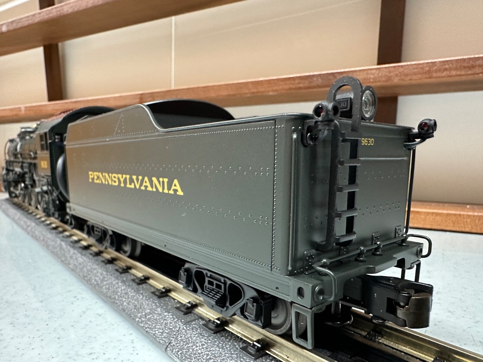 K-line K3680-9630W PRR Mikado #9630 Steam Engine w/Tender O 3 Rail NIB