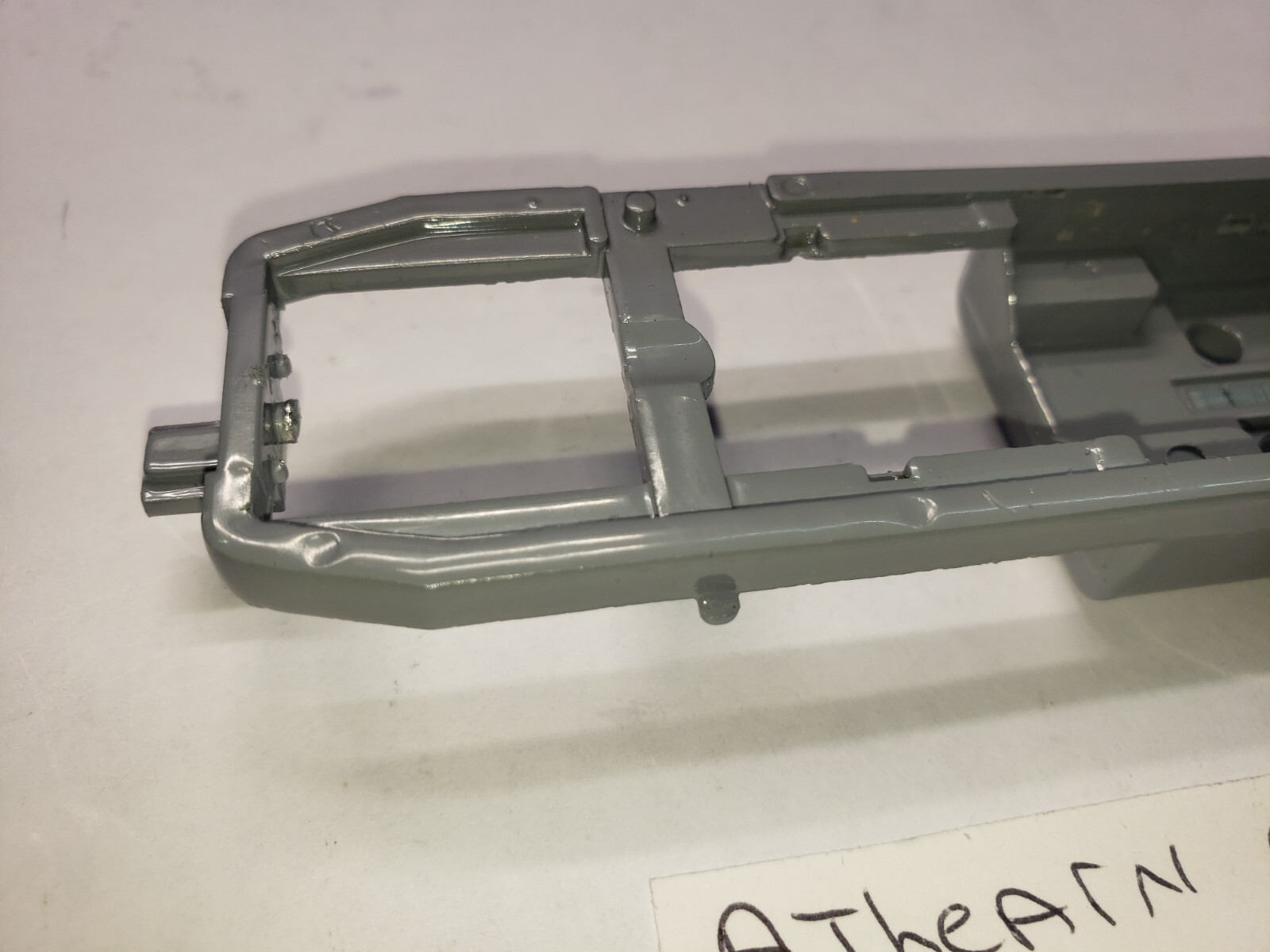 F7A F7B ATHEARN GREY DIECAST METAL UNDERFRAME CHASSIS HO SCALE DIESEL LOCOMOTIVE