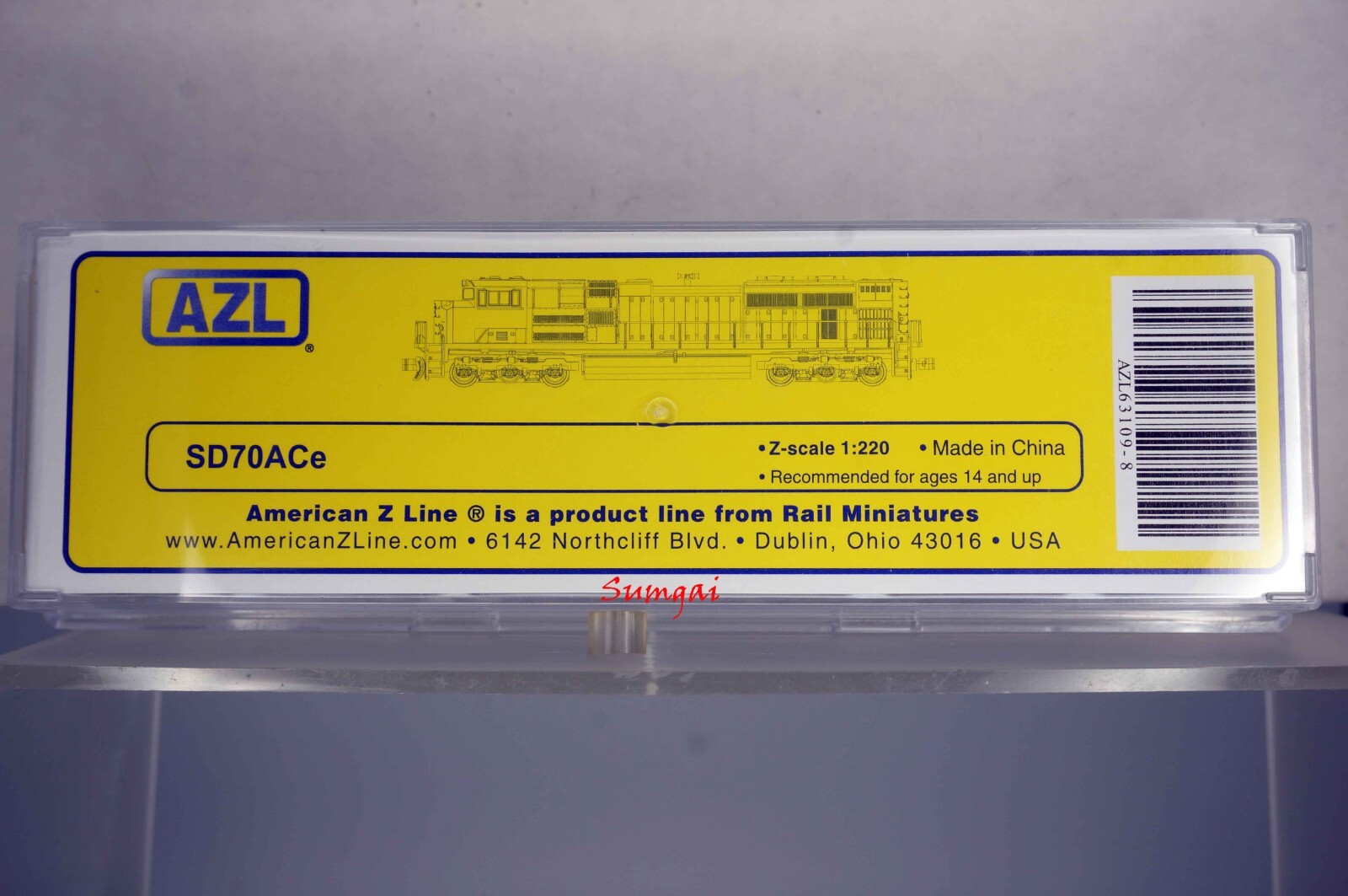 AZL 63109-8 SD70ACe Heritage “Spirit of Union Pacific” #1943 Z Scale Z Gauge