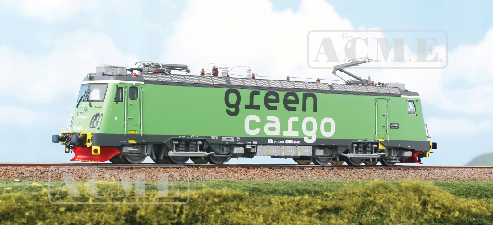 ACME 60207 MB 4010 Green Transmontana Cargo Third Series, SWEDEN.