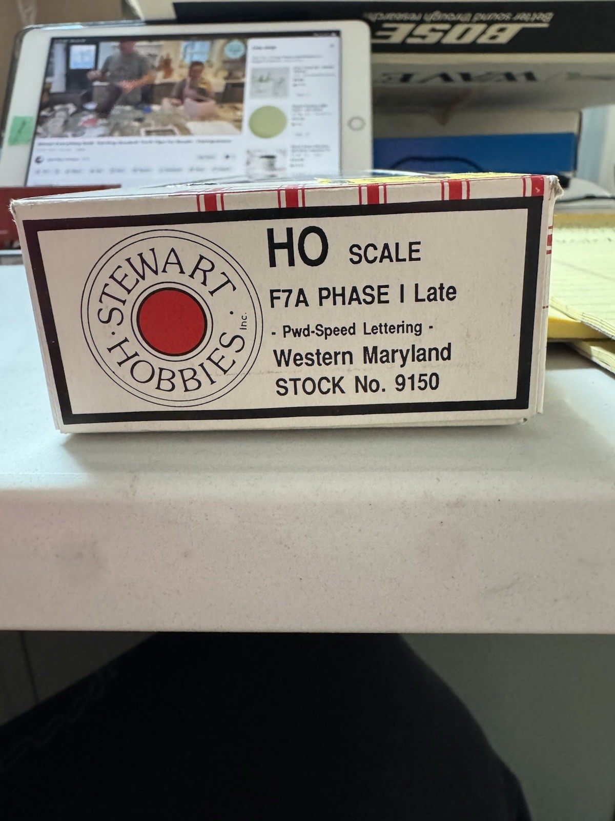 Stewart Hobbies 9150 HO Western Maryland F7A Phase I Late Powered Locomotive