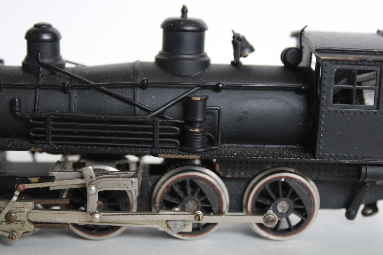 Vintage HO Painted Brass 4-6-0 Locomotive Engine & Tender, Japan