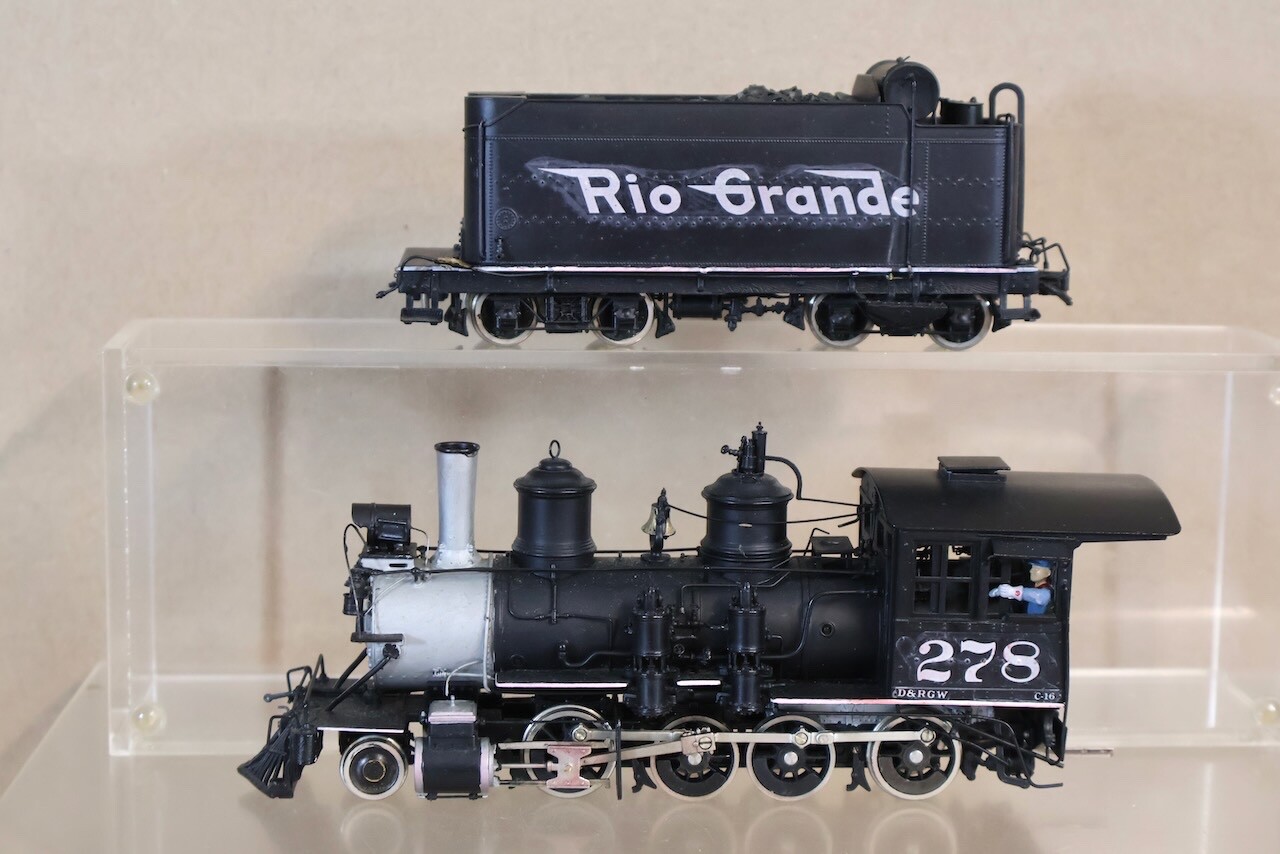 SUNSET MODELS On3 DENVER & RIO GRANDE D&RGW 2-8-0 CLASS C-16 LOCOMOTIVE 278 om