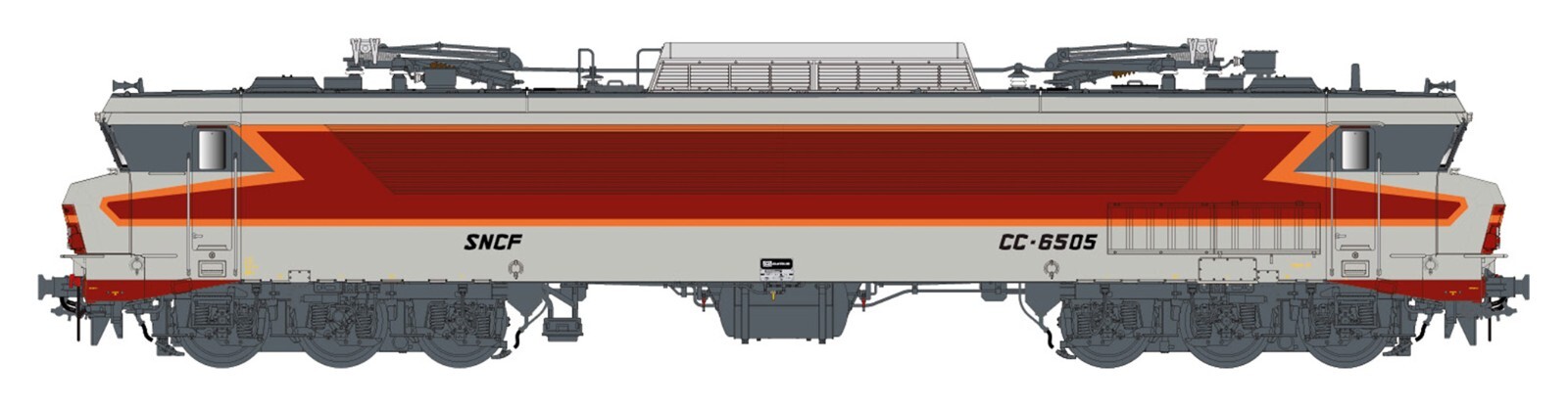 Ls Models 10323S CC 6505 1 Series Livery TEE Gray/Red/Orange Logo Beffara