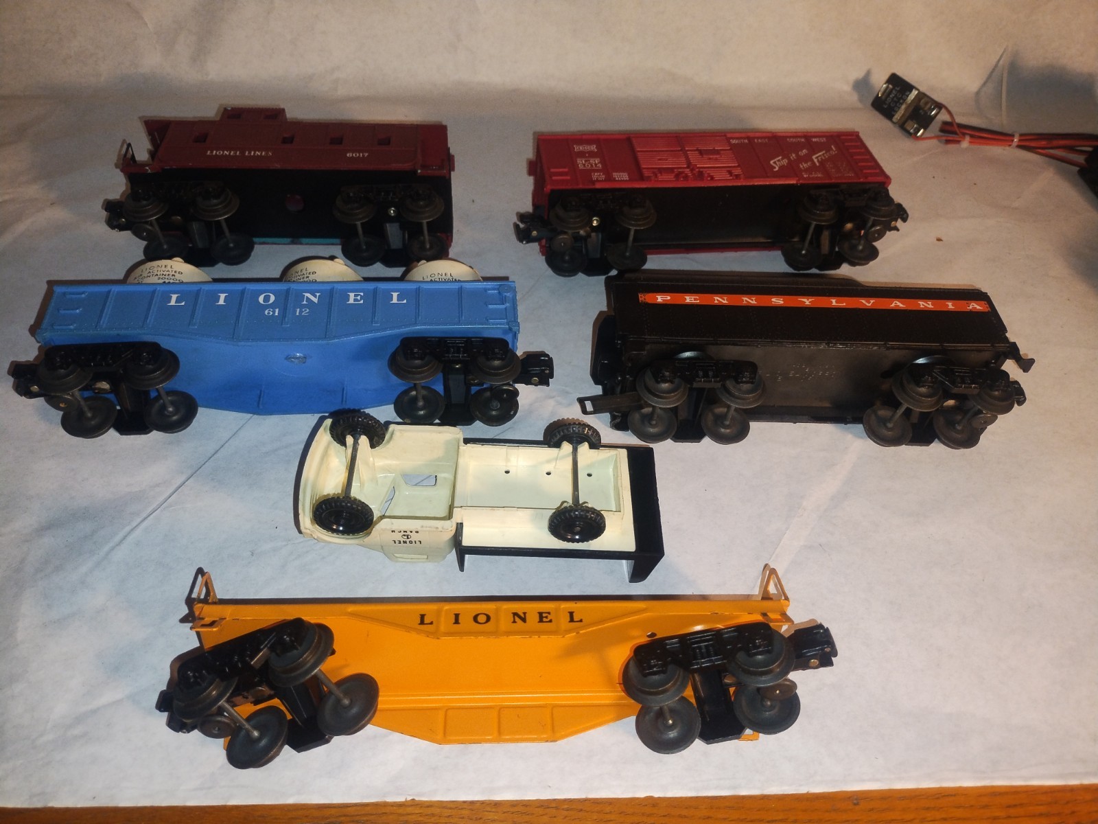 Lionel 1590 Set From 1958 Locomotive 249 & Tender 4 Car Freight Set W/ Boxes