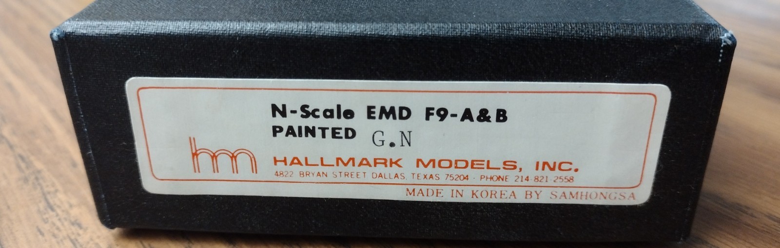 Hallmark Models Brass N EMD F9 A&B Diesel Set Great Northern (Factory Painted)