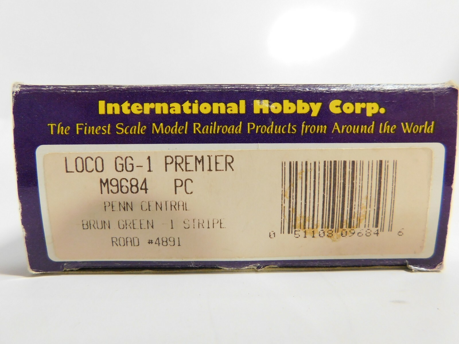 NIB IHC PENNSYLVANIA CENTRAL 4891 GGI PREMIER M9684 ELECTRIC ENGINE MINT