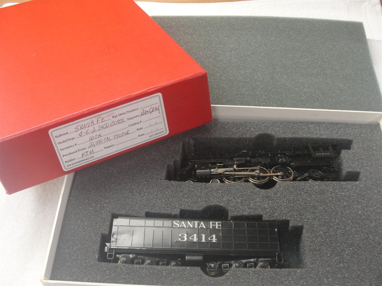 KTM Brass HO 4-6-2 3400 Class Locomotive And Tender