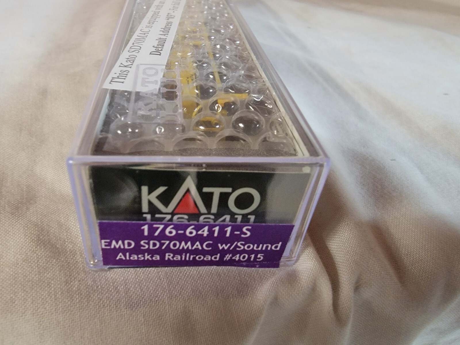 Kato N Trains 4015 Alaska Railroad EMD SD70MAC Diesel Engine LokSound 176-6311-S