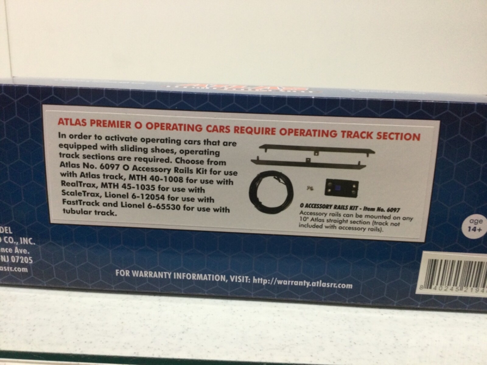 Atlas #3001162 Atlantic Coast Line Operating Log Dump Car 3 Rail NEW O Scale