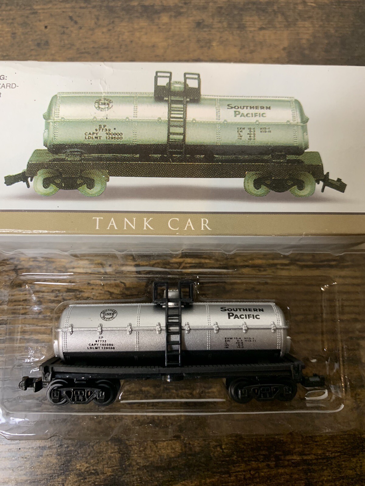 Tank Car Southern Pacific Locomotive Train model toy w/ box