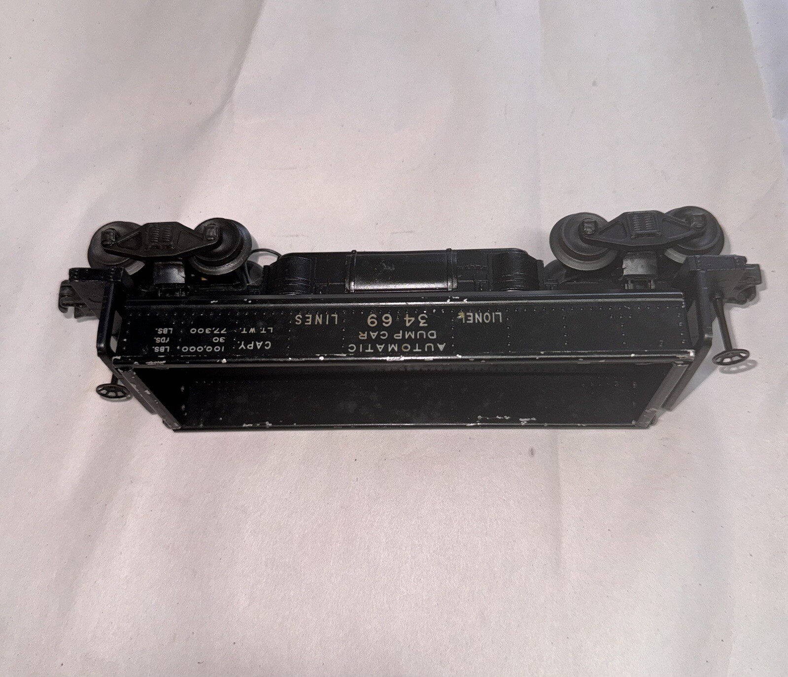 VINTAGE LIONEL 3469 Automatic Dump Car Metal.