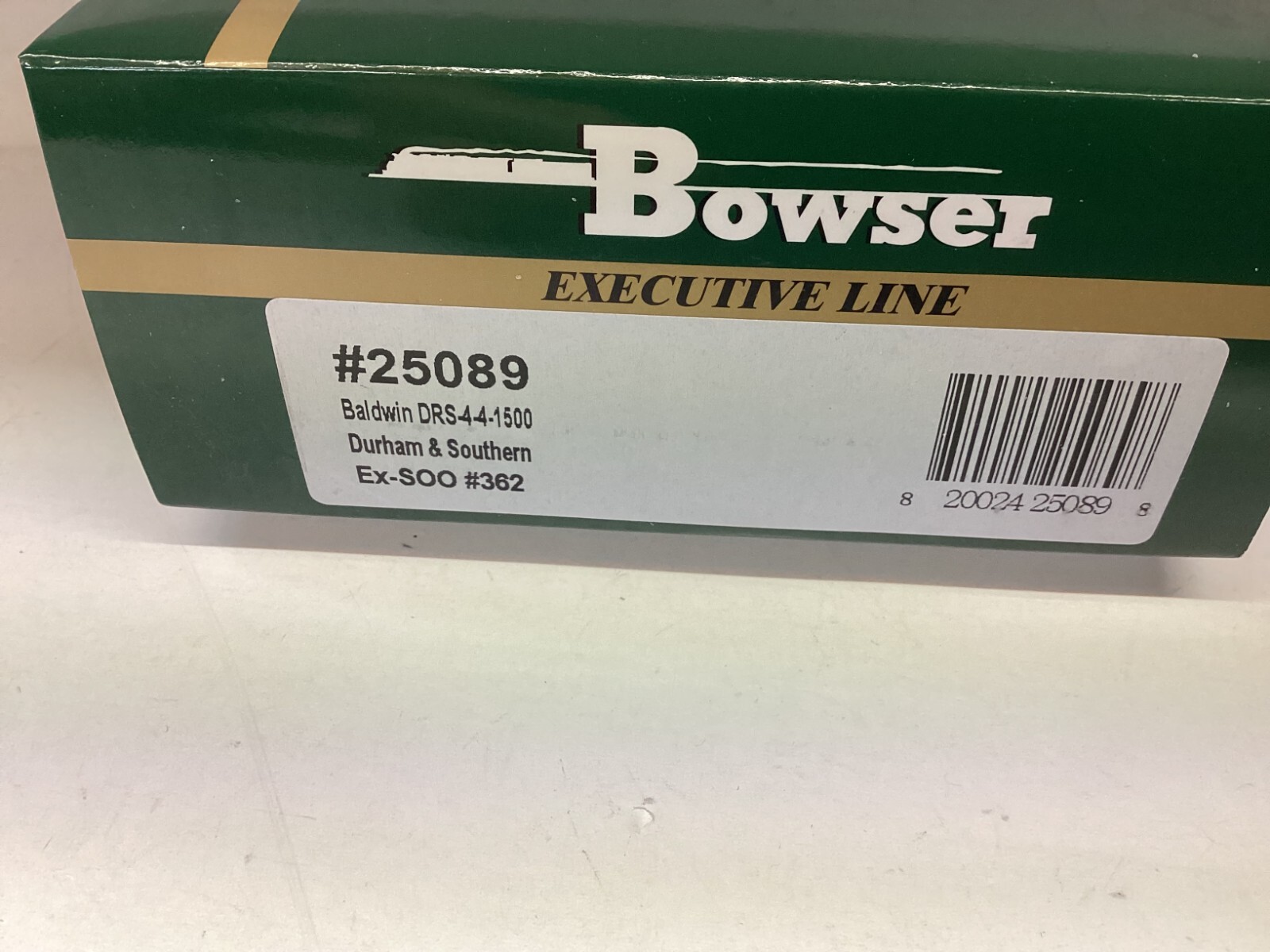 Bowser #25089 HO scale“D&S” Baldwin DRS-44-1500 ANALOG/DCC ready Rd.#EX-SOO 362