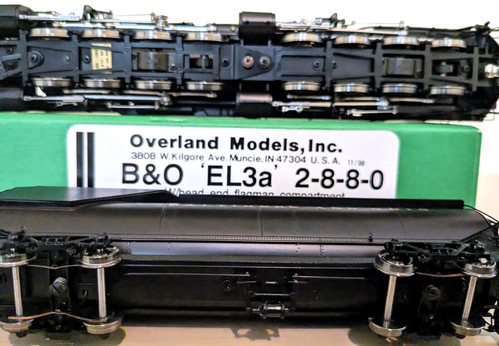 **1 OF ONLY 64! OVERLAND AJIN BRASS B&O EL-3A 2-8-8-0 HO *RUNS G@@D *SUPER NICE!