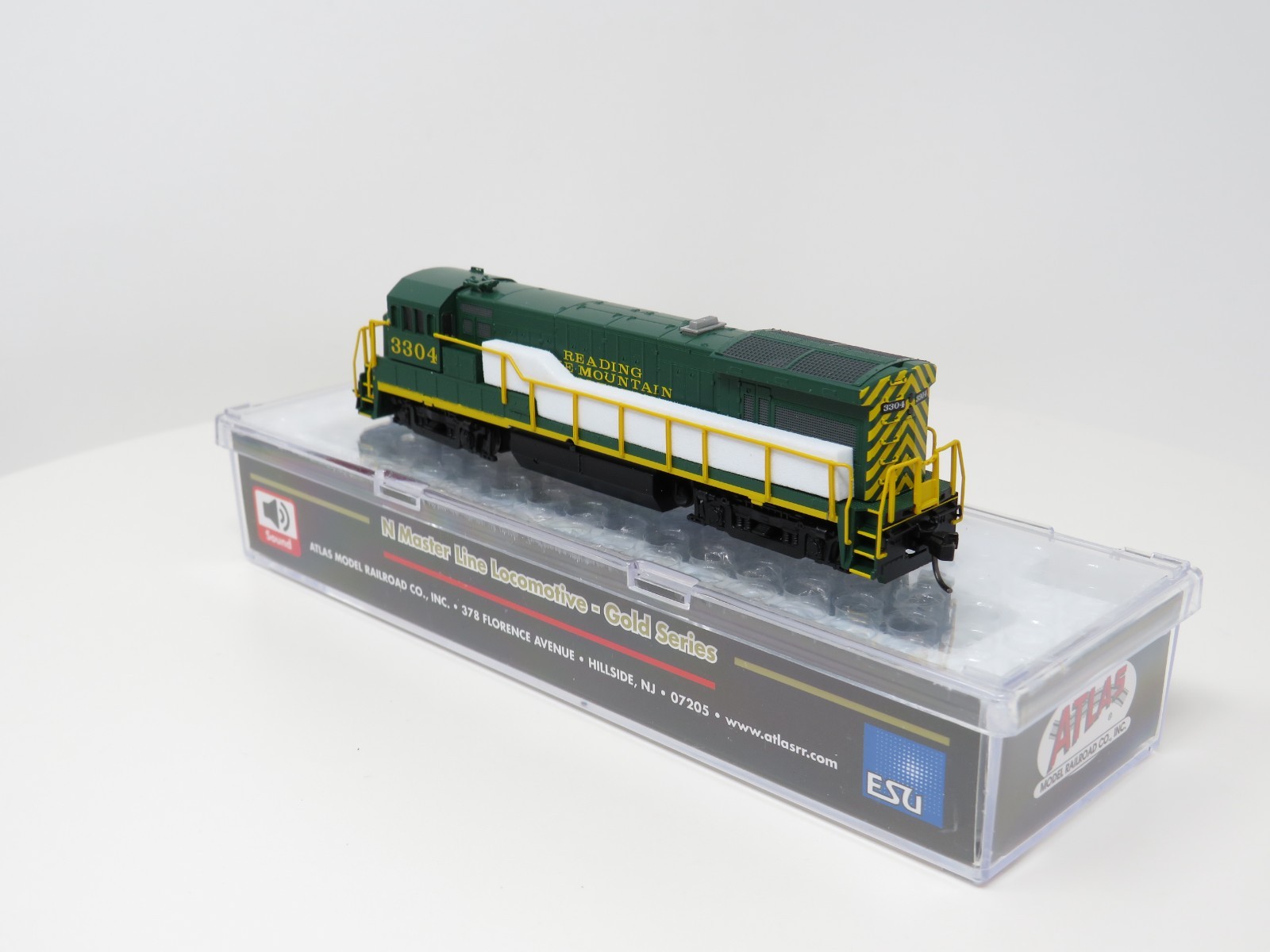 Atlas N 40005929 DCC Sound Reading Northern U33B Diesel Locomotive ESU LokSound