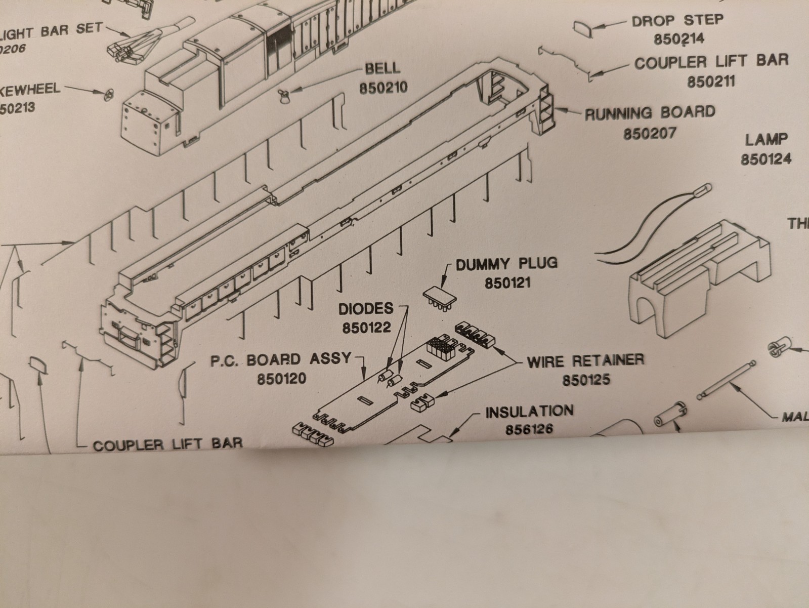 HO GE U36C SBD Seaboard System DCC Ready NIB NOS # 8554