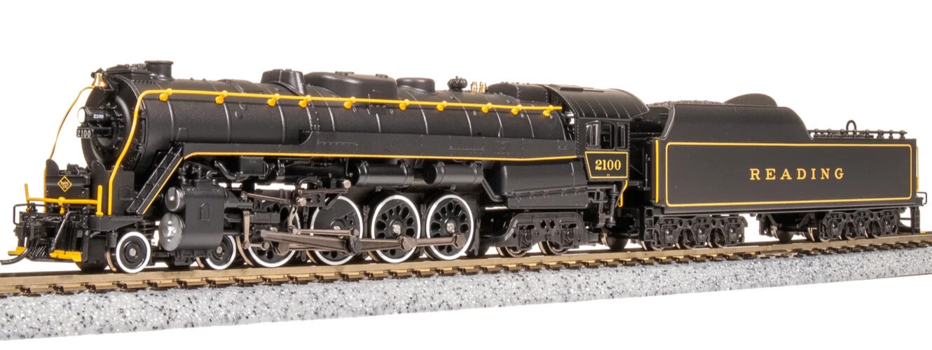 BROADWAY LIMITED 7403 N READING T1 4-8-4 EXCURSION 2100 PARAGON4 SOUND SMOKE