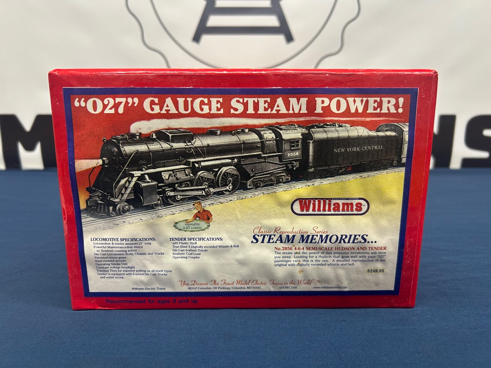 Williams (Repro) New York Central #2056 4-6-4 Steam Engine w/ True Blast 2