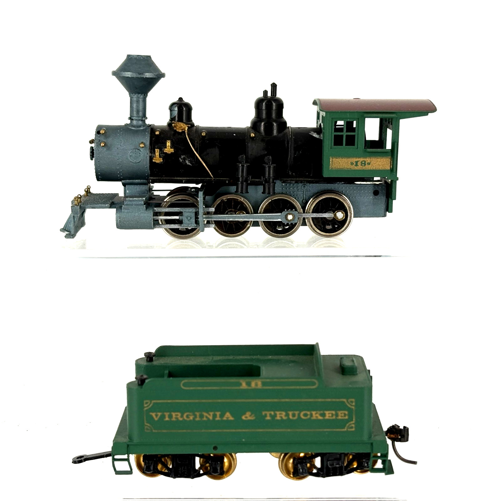HO Roundhouse Old Timer 2-8-0 Locomotive Virginia & Truckee Tender FOR PARTS