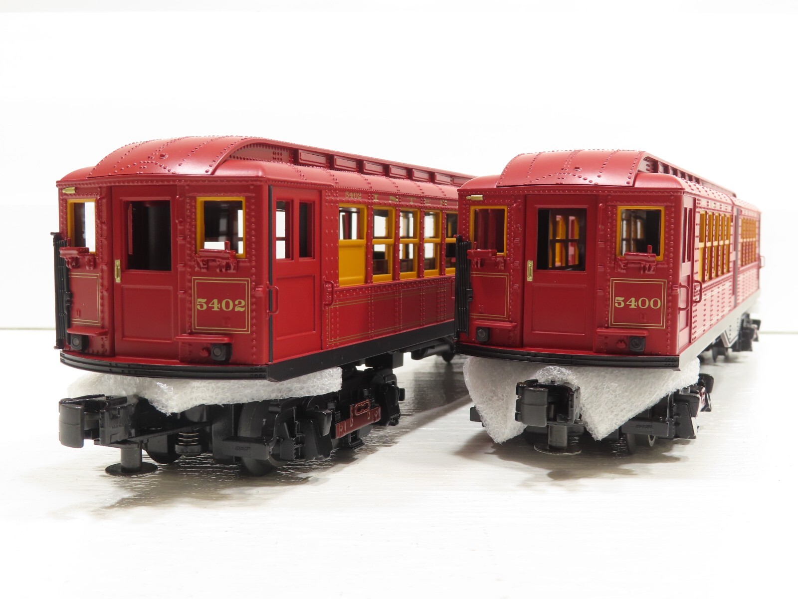 MTH 30-2448-3 Metropolitan (Red) 2 Car LO-V Add On Non Powered NIB