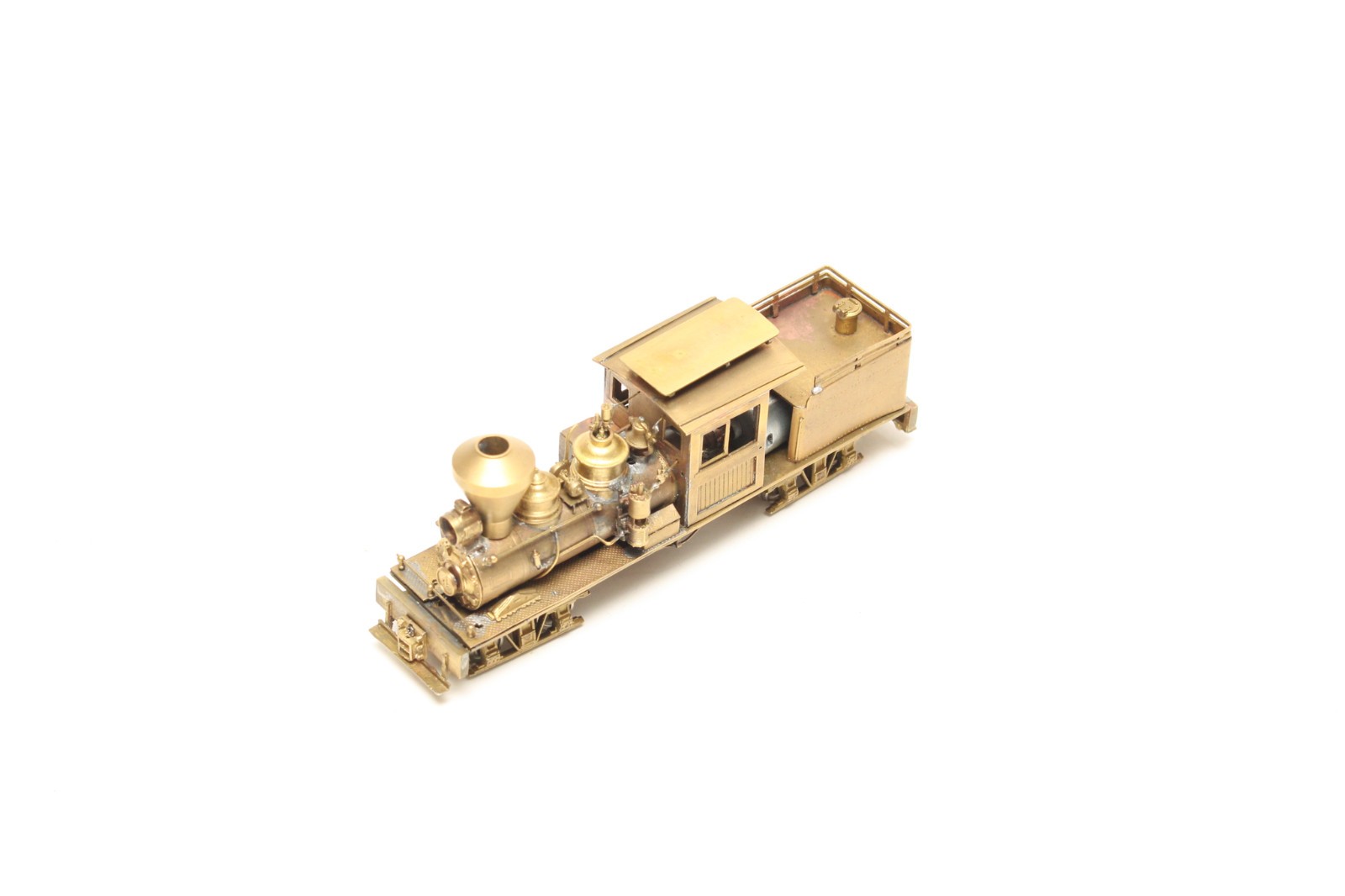 HON3 BRASS WESTSIDE WMC CLASS A 20 TON 2 TRUCK SHAY BACKDATED FLUTED DOMES MORE!