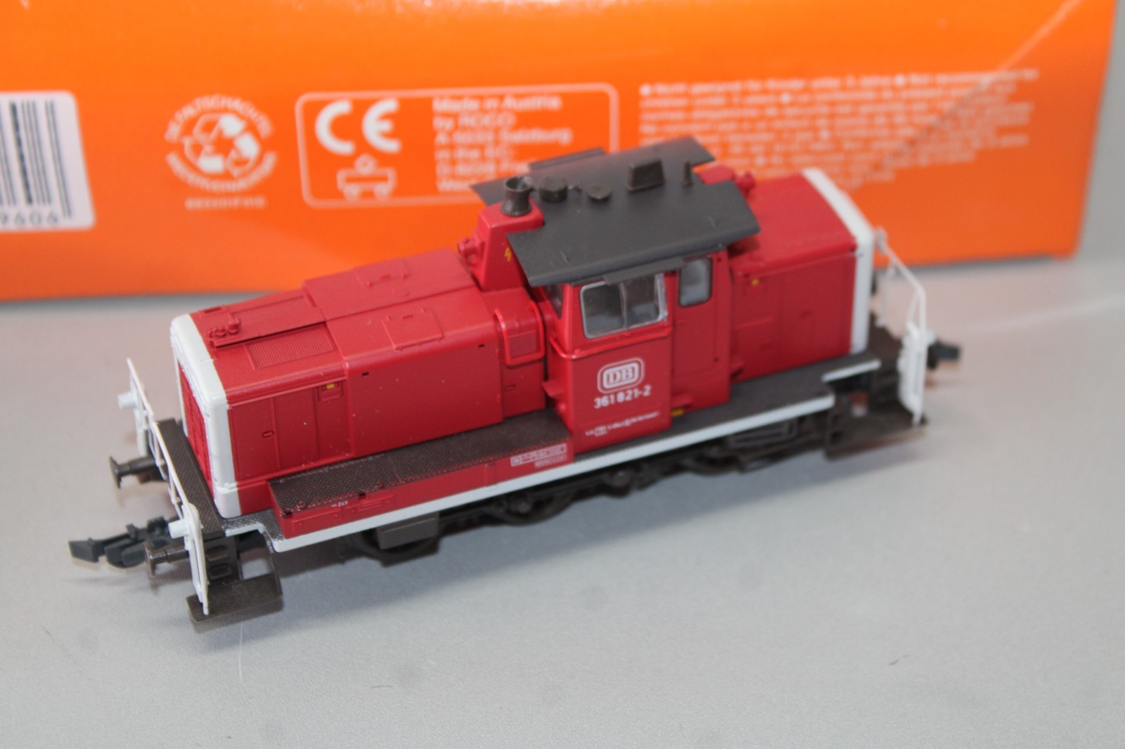 Roco 43960 Diesel Locomotive Series 361 821-2 DB 3-Leiter-Gleichstrom Spur H0 Ob
