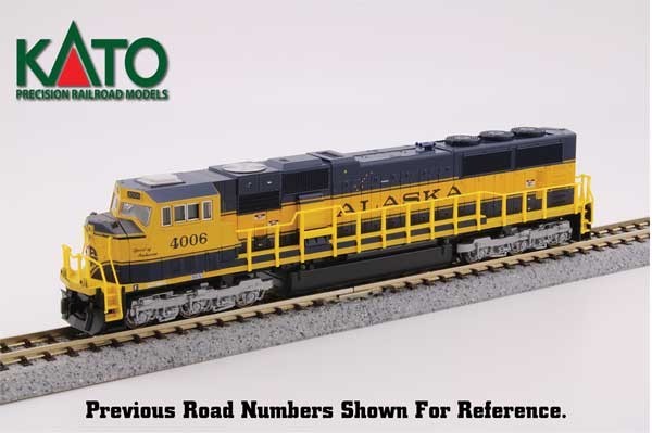 KATO 176-6411DCC N SCALE ALASKA SD70MAC FACTORY DCC RD# 4015 SPIRIT NORTH POLE