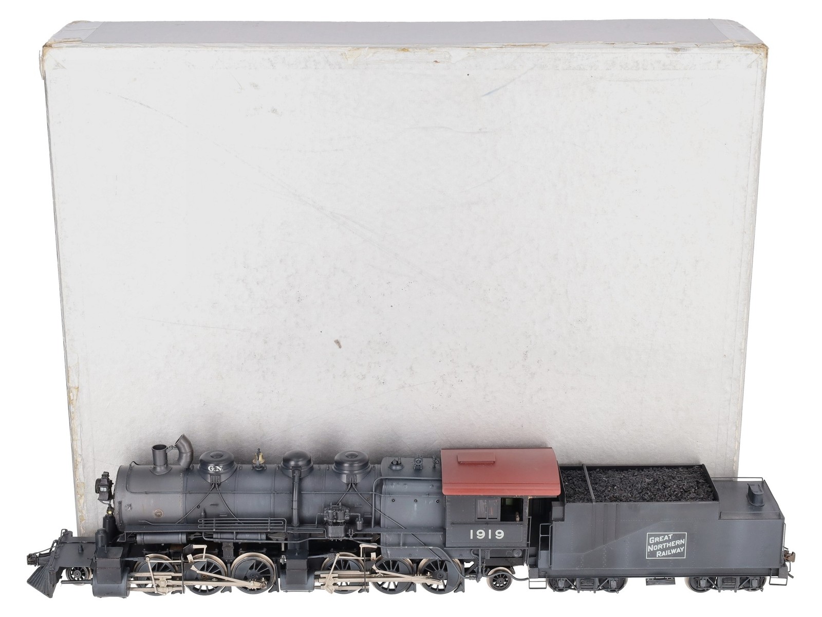 KMT ST-881 O Great Northern Brass Steam Locomotive #1919 – Custom EX/Box