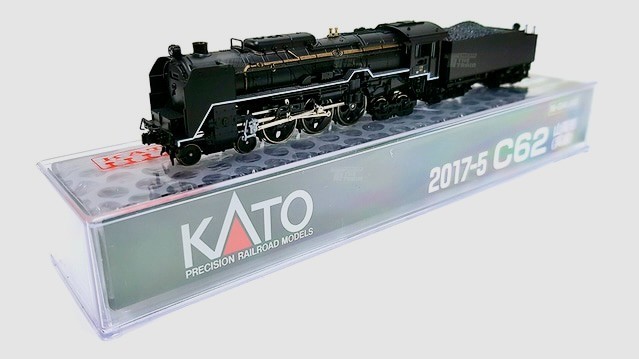 Kato 2017-5 JNR steam locomotive c62, NIB, n scale, ships from the USA