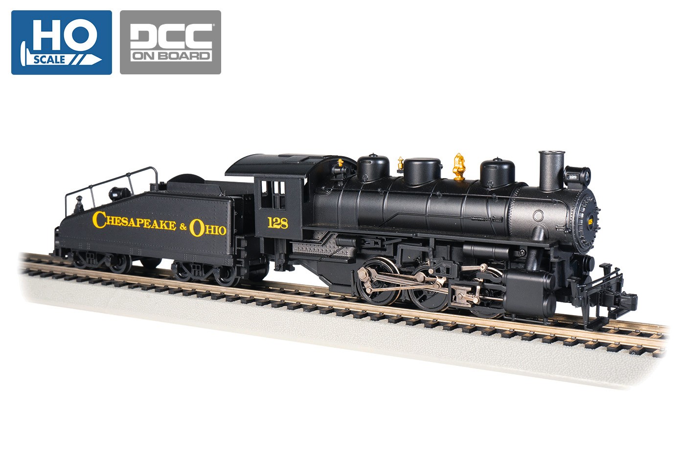 NEW Bachmann USRA 0-6-0 & Slope Tender Chesapeake & Ohio Loco with DCC HO