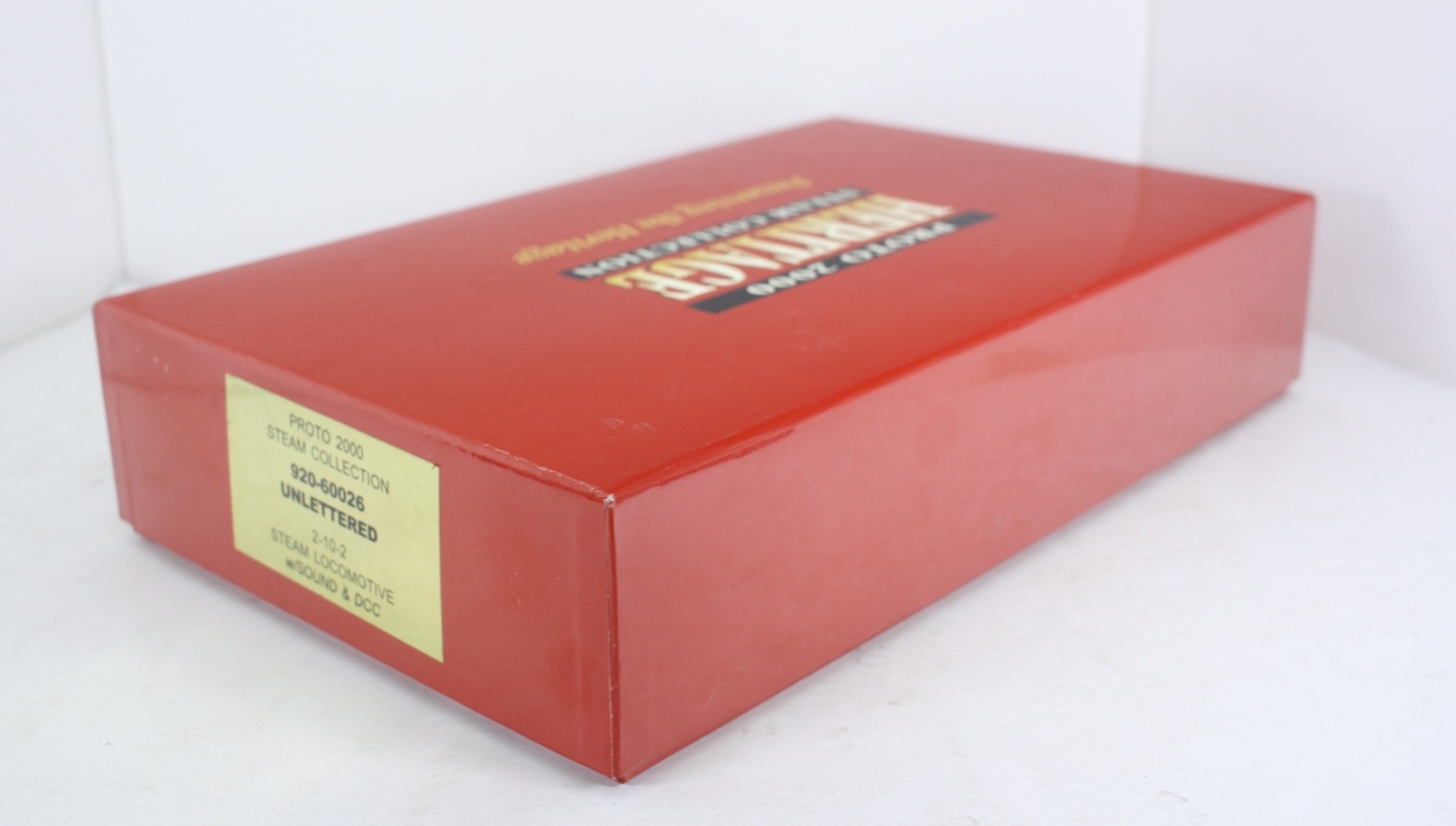 HO Scale Proto 2000 Unlettered 2-10-2 Locomotive and Tender DCC Sound